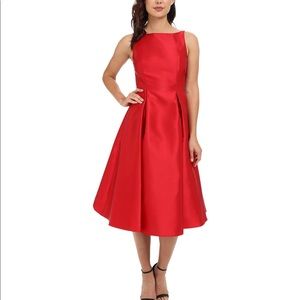 Red elegant dress